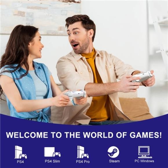 Wireless Controller with Dual Vibration, 6-Axis Motion, Audio Function - Picture 7 of 7